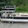 New-Triple tube 27 ft  Funship pontoon boat with 150 Trailer - Imagen 11