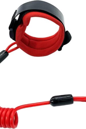 Greluma reemplazo del cordón de seguridad del interruptor parada emergencia motor embarcación para Yamaha Jet Ski WaveRunner WaveVenture WaveJammer WaveBlaster FX140 - reemplazo EW2-68348-00-00