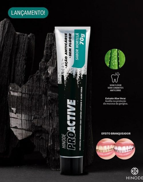 Lancamento Hinode Gel dental PROACTIVE