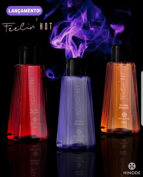 Novos geis hot Feelin vermelho roxo marrom