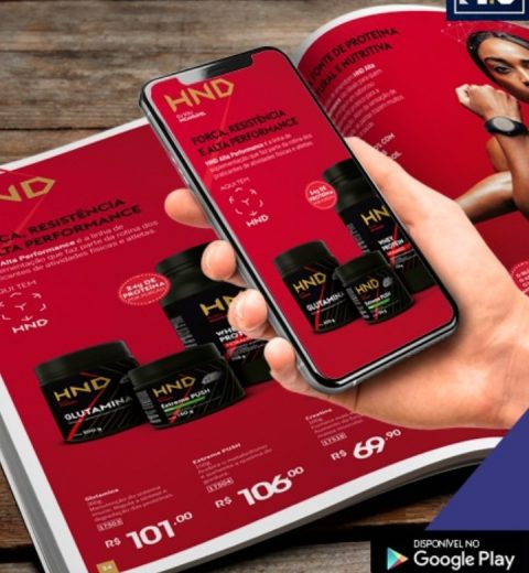 DEMOSTRAÇÃO DO APP NA PAGINA DO CATALOGO