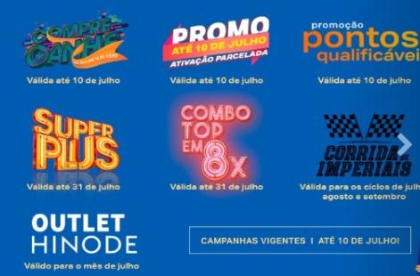 Promoções Hinode Julho