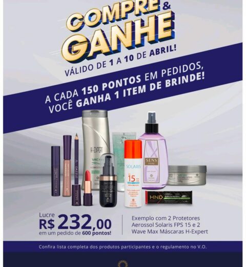 compre e ganhe hinode abril 2021