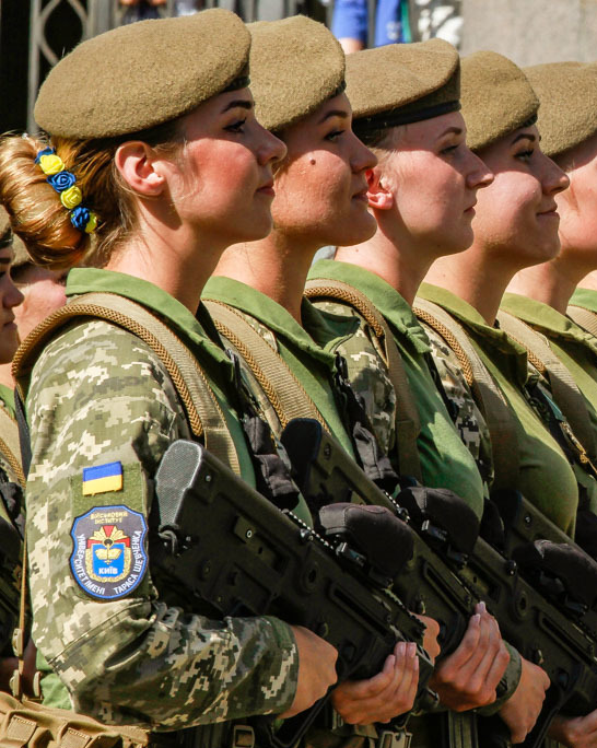Tennessee Army National Guard participates in the Ukrainian Independence Day parade