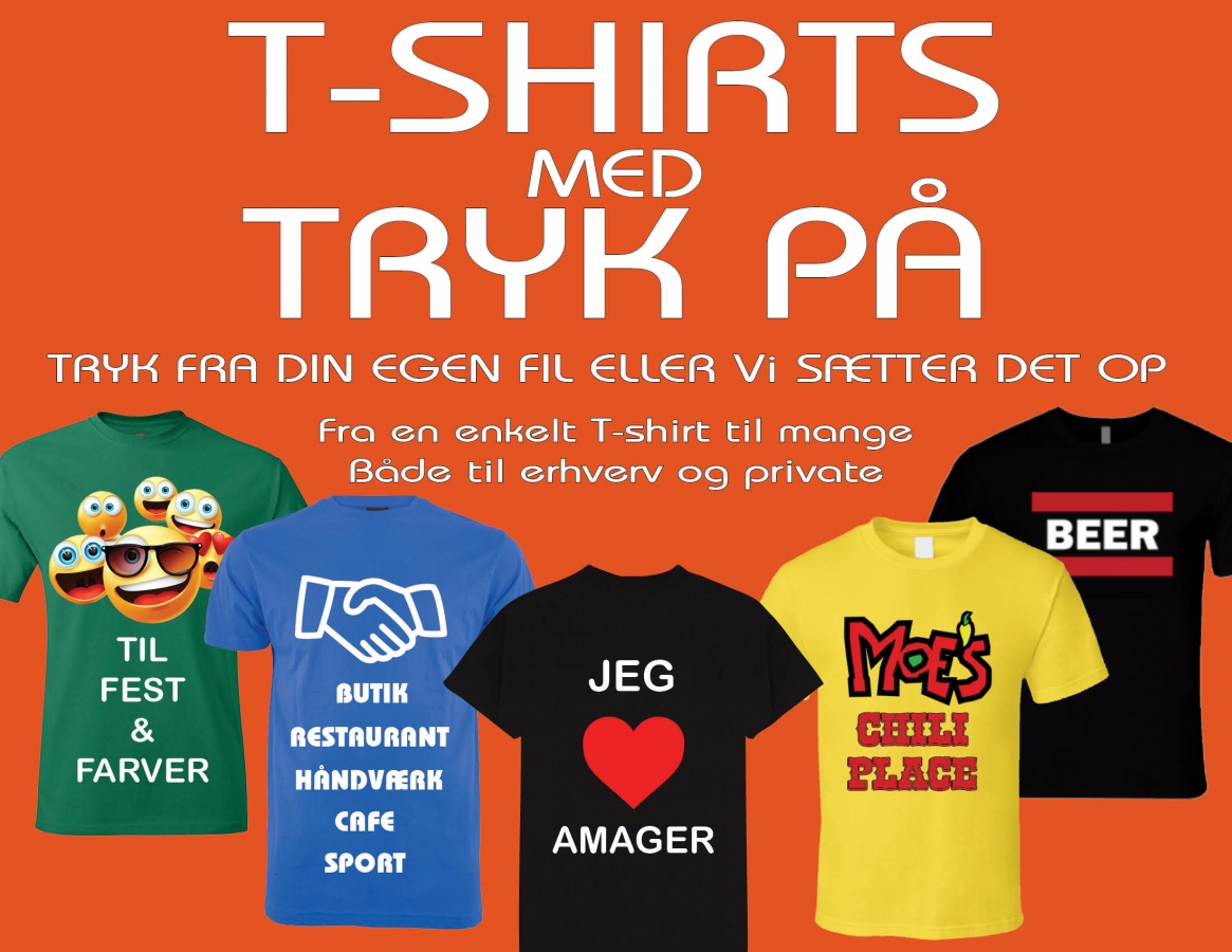 Tshirts DK - Copy-Print
