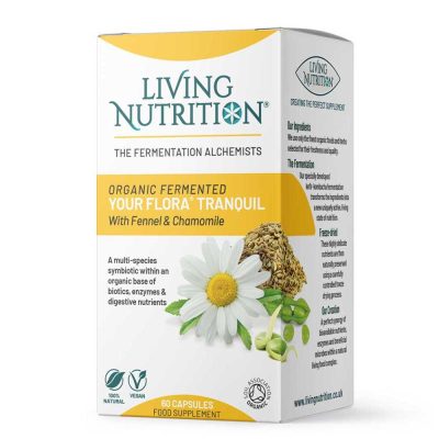 living nutrition your flora tranquil kosttillskott mot uppblåst mage