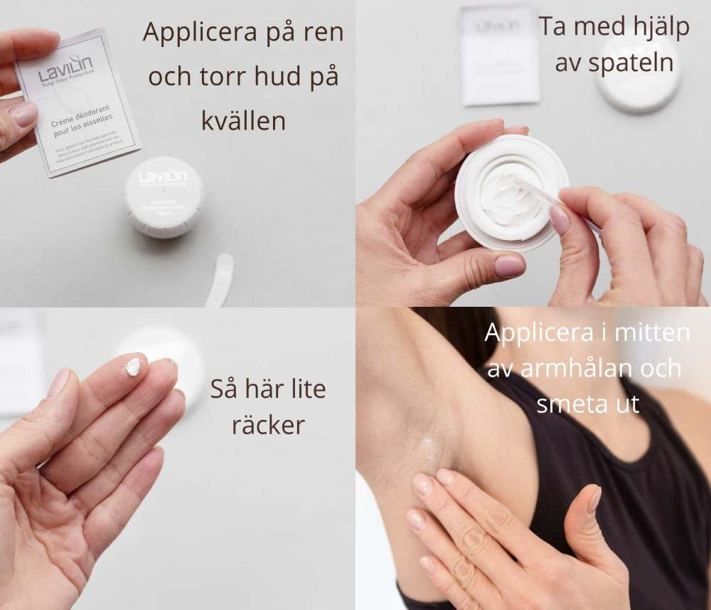 hur använder man lavilin deodorantkräm