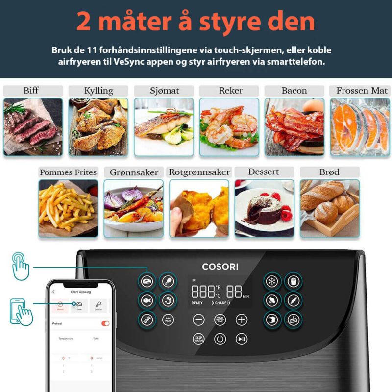 Airfryer cosori smart 2021