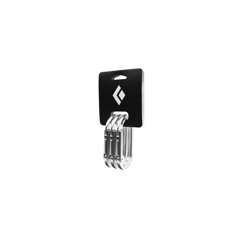 Black diamond oval sales carabiner 3 pack