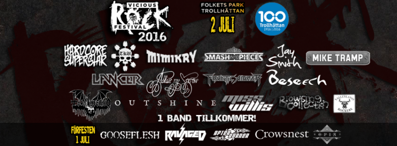 Vicious Rock Festival line-up