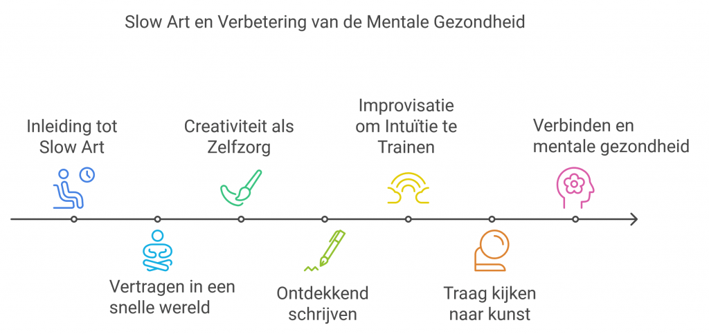 Vertragen met kunst en sliow art de voordelen voor je mentale gezondheid door creatief coach gent