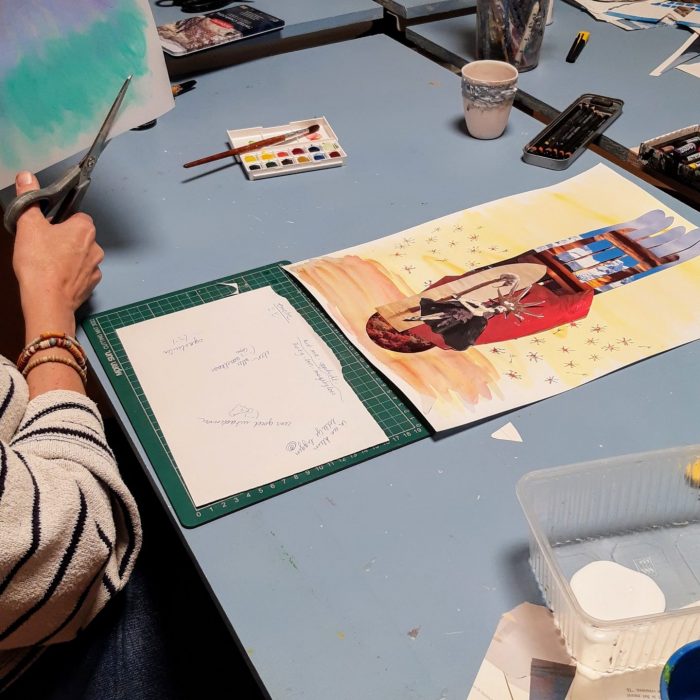 Workshop Gent: Art journaling in gent bij creatief life coach en therapeutische kunst creanaut door Meike Janssens