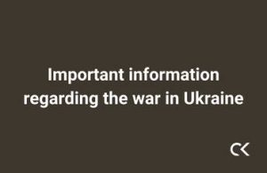 Important information regarding the war in Ukraine