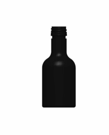 Miniature bottle in Pet - oslo 50 ml - black