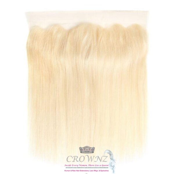 Straight Blonde Transparent Lace Frontal