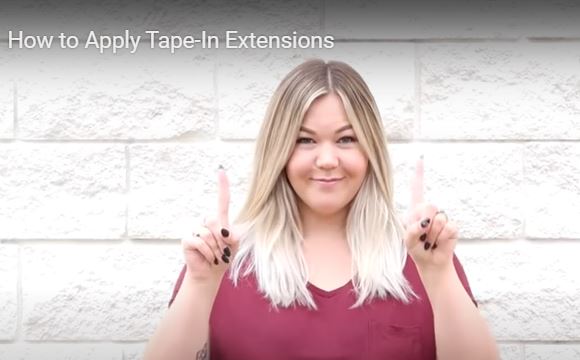 How to Put in Tape-in Hair Extensions
