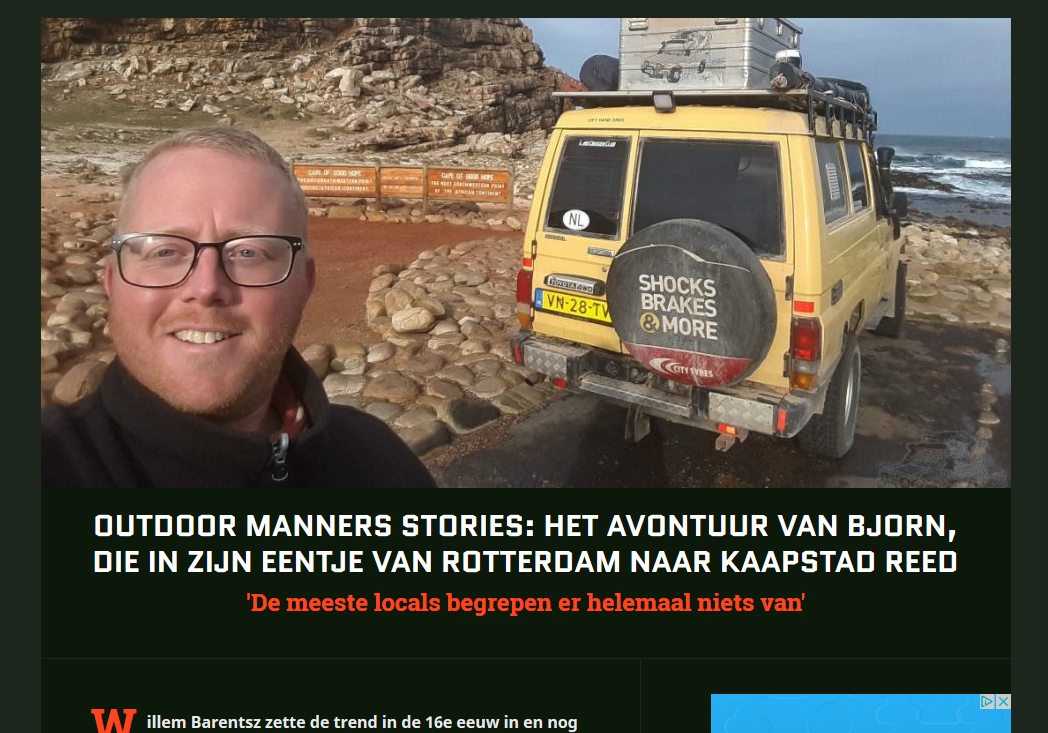 Artikel op Outdoor Manners