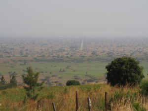 P2051981 - Uitzicht op QENP Simba Safari Camp