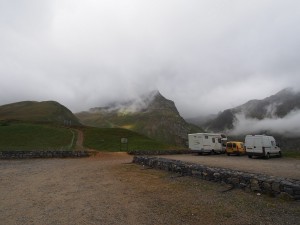 Waar ik eerst liep is nu in wolken gehuld