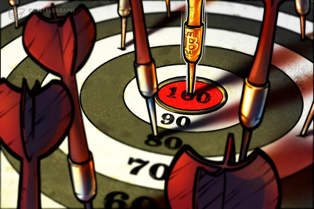 Hut 8 VP Sue Ennis predicts Bitcoin could reach $100K by capturing just a fraction of gold's market cap.