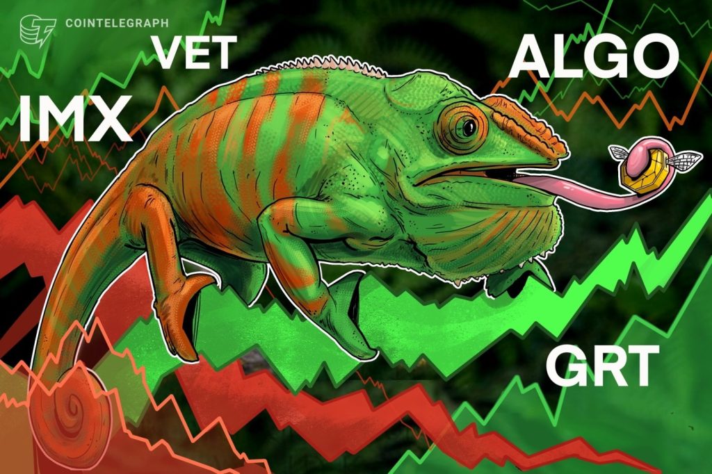 Bitcoin's trading above $37K prompts bullish setups for VET, IMX, GRT, and ALGO