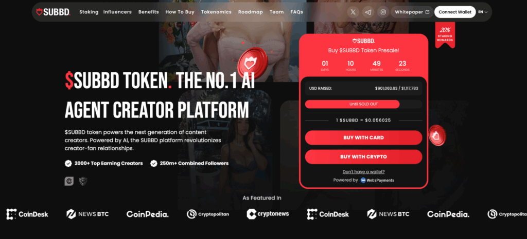 SUBBD Token Launch Date: When Is the Presale Over?