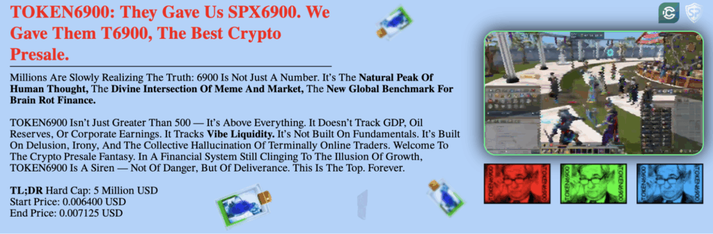 TOKEN6900 Launch Date: When Is the Presale Over?