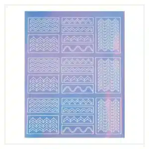 Mirror Nail Art Stickers 4
