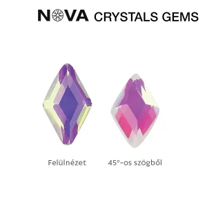 Nova Crystals Large Rhomb - Aurora