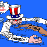 Lift Cuba embargo by Latuff