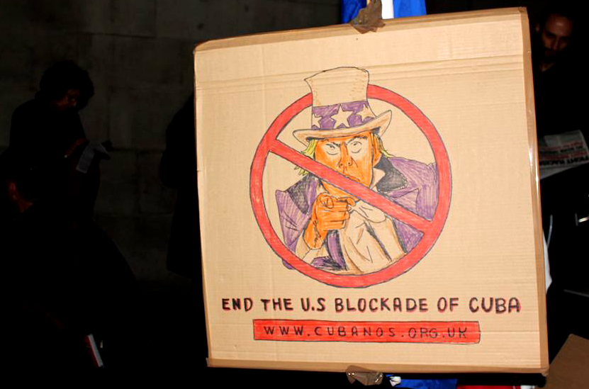 Cubanos en Reino Unido demandamos fin del Bloqueo