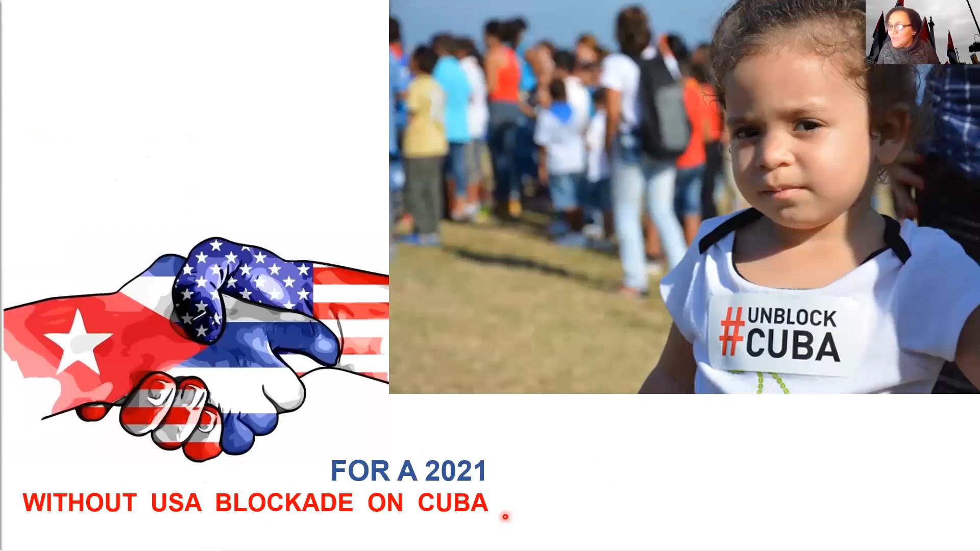 The effect of the us blockade on Cuba Health System – Dr Valia Rodrigez