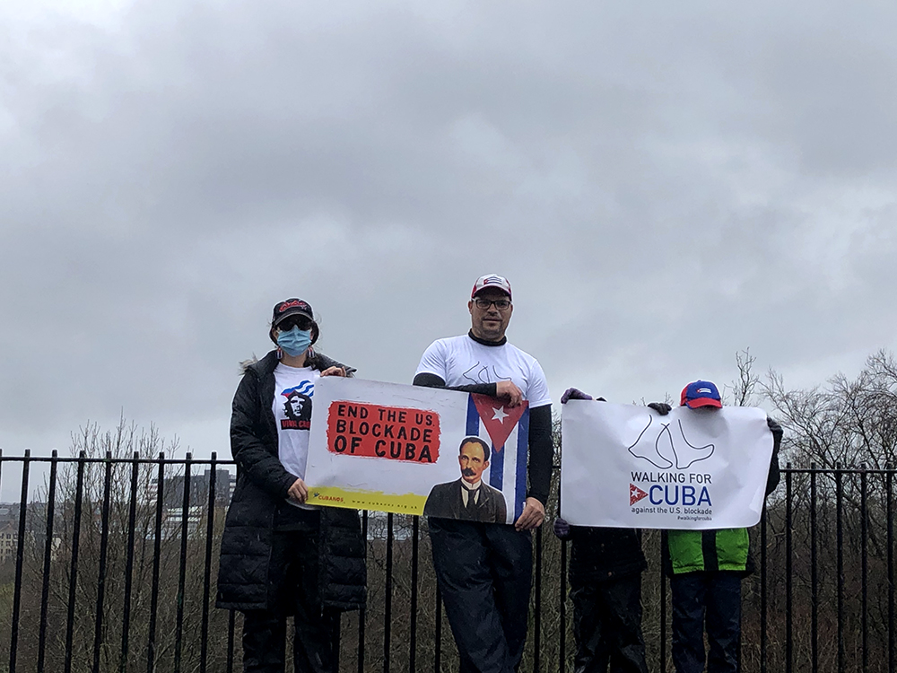 Caravana mundial por el fin de las sanciones al pueblo cubano