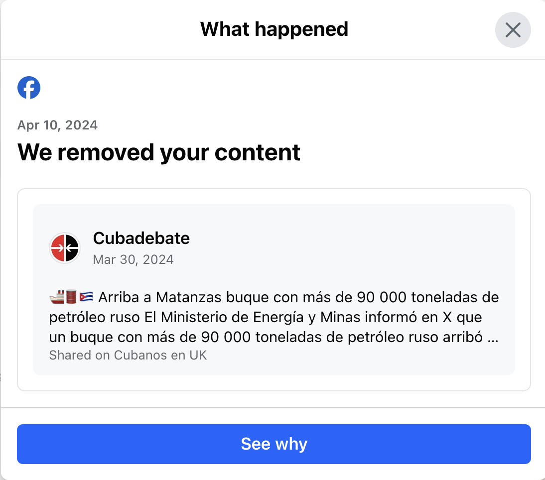 Facebook: Promotor de Violencia y Censura en Cuba