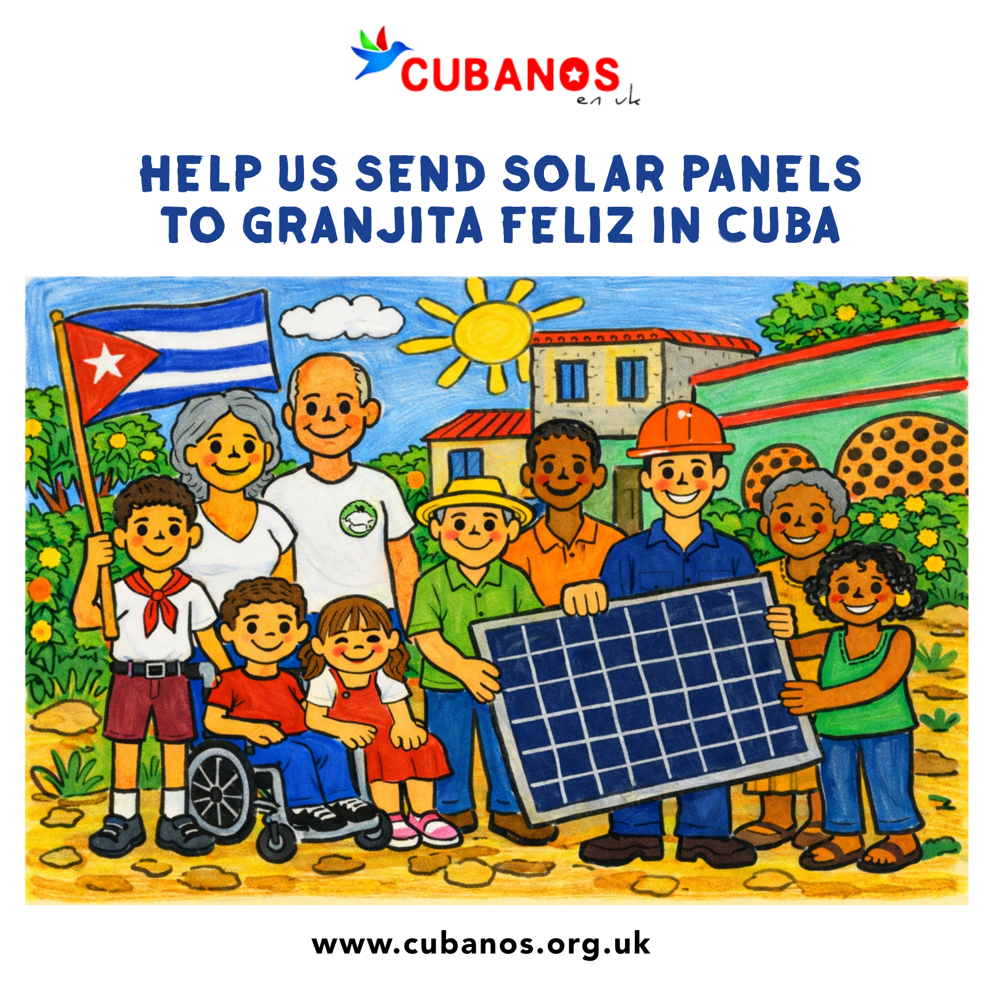 Help us bring solar energy to Granjita Feliz in Cuba