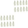 Garneck 20 Piezas Artificiales para Ramo De Boda Artificial Plantas Al Aire Decoración Artificial Decoración De Mesa De Fiesta Adorno De Navidad Hojas Plantas Adorno Caña Natural