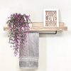 JustYit 2pcs Plantas Artificiales Exterior Hiedra Hojas Vid Artificial Guirnalda Plantas Decoración Verde de Hogar Jardín Valla Boda Fiesta Ventana Escalera Exterior Plantas Hiedra Artificial - Imagen 5