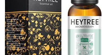 HEYTREE Aceite Esencial de Menta Piperita 30 ml, 100% Naturales Puros para Humidificador Difusor, Aromaterapia de Grado Terapéutico para Jabón, SPA, Masaje