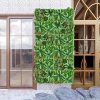 2 Paneles de Plantas Artificiales, Pared de césped Artificial, decoración de Pared, Verde Planta, Hojas de Fondo para Interior y Exterior, Boda, jardín, decoración de Bricolaje 40 * 60cm - Imagen 8