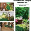 LANSKYLAN Musgo Seco Artificial 200g Musgo Natural Decorativo Musgo de Placa Simulación Artificial de Musgo Planta Simulada de Musgo Verde Simulación de Liquen Artificial para Plantas Patio Jardín - Imagen 7