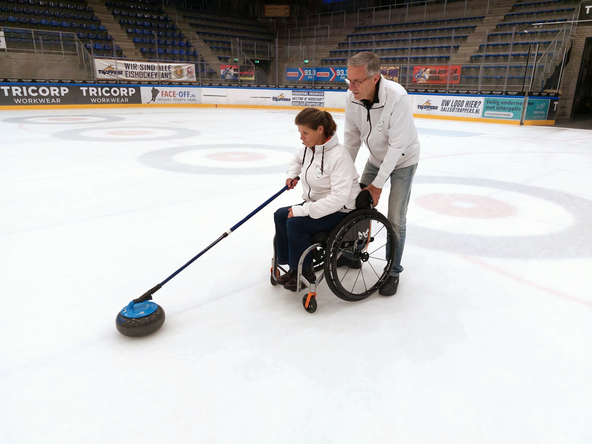 Curling Club Tilburg mindervaliden curling in rolstoel