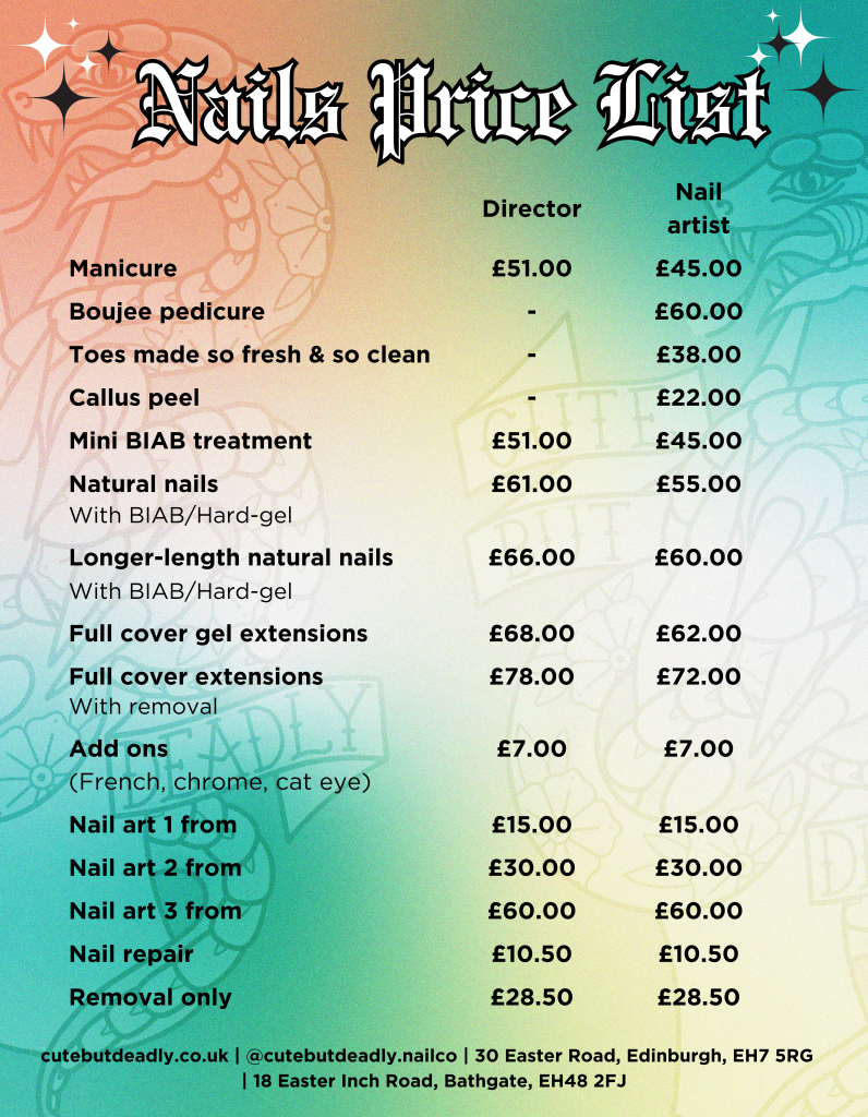 Price list Q1 2025