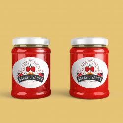 sally's pepper-sauce-mock-up-jar-yellow-background-optimised