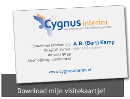 visitekaartje Cygnus interim