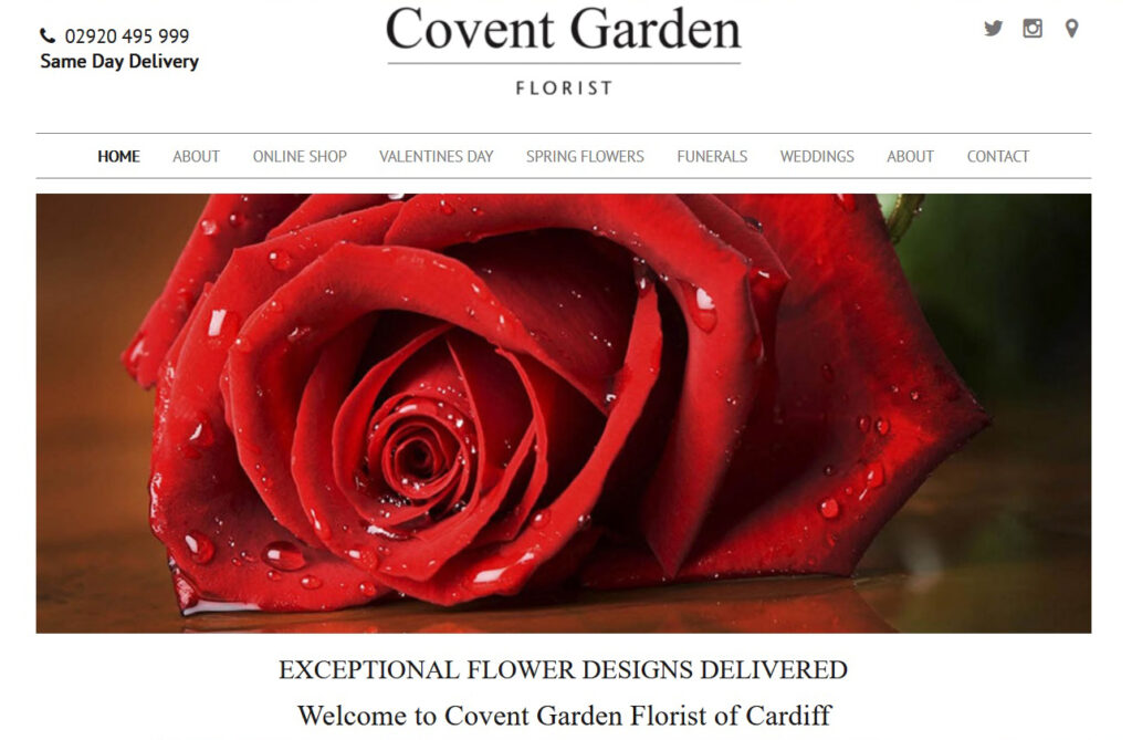 Covent Gardens Flowers Banner AD