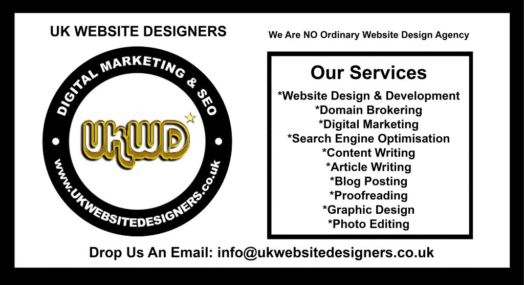 UK Website Designers Banner AD of Services