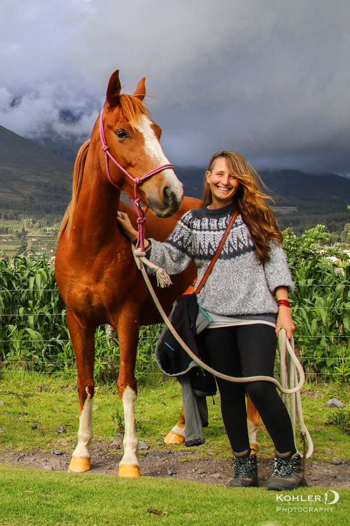 happy horse and happy human