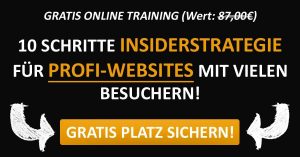 Insiderstrategie Profi Webseite