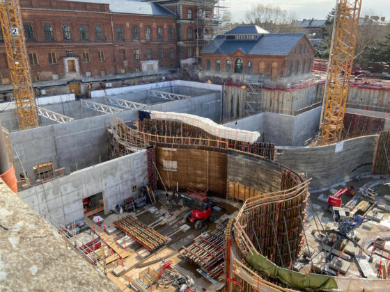 Aarsleff har i tæt samarbejde med forskallingsleverandøren Peri Danmark været kreative i projekteringen af Nyt Statens Naturhistoriske Museum og blev hjulpet godt på vej af lette og effektive systemer. Foto: Peri Danmark.