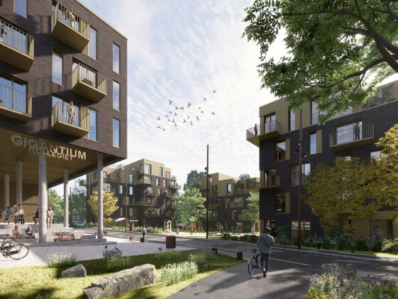 Carl Ejler Rasmussen står via selskabet Ceraco bag planen om 260 nye lejligheder og kollegieboliger i Universitetskvarteret ved Gigantium i Aalborg.